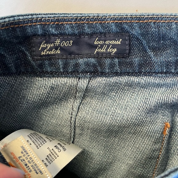 Women’s Citizen of Humanity Jeans by Jerome Dahan, Faye #003 stretch, full leg - Picture 5 of 7